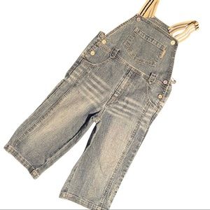 Designer denim overalls. Euro size 100/US size 2-3T